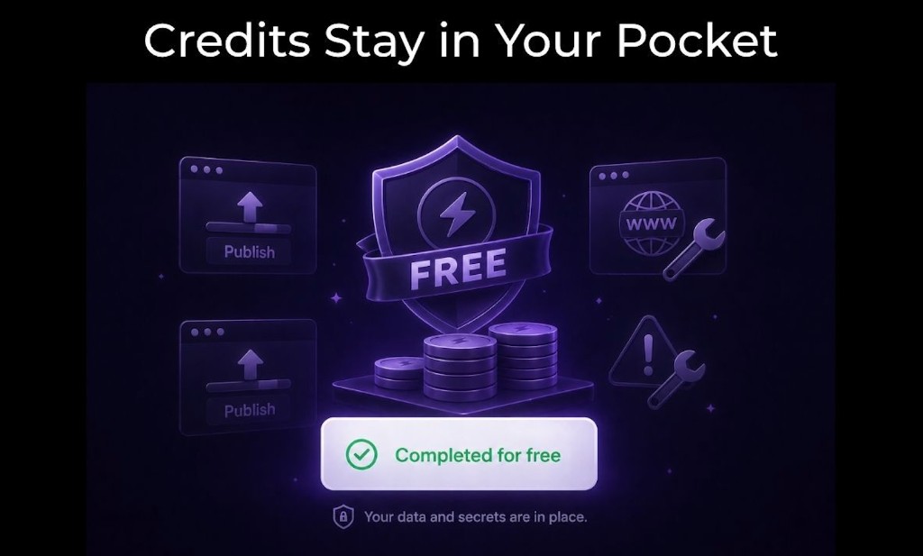 Credits Stay in Your Pocket