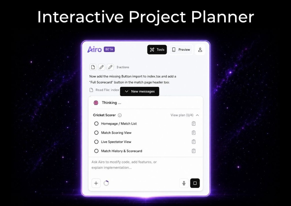 Interactive Project Planner